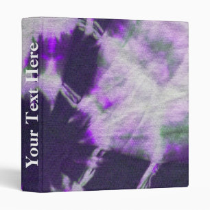 Tye Dye Composition #1 by Michael Moffa 3 Ring Binder