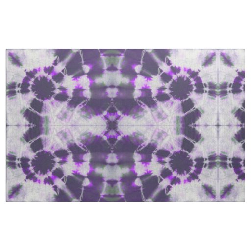 Tye Dye Composition #1 by Michael Moffa Fabric