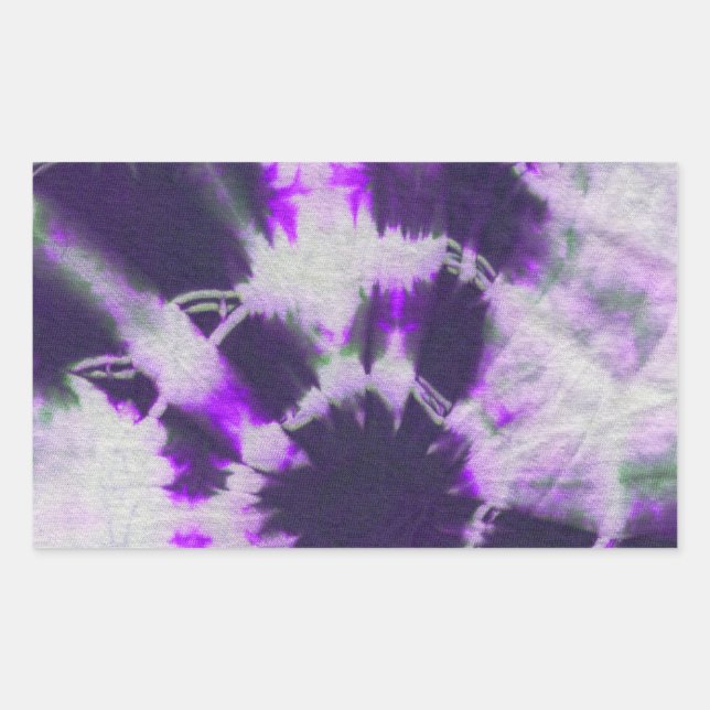 Tye Dye Composition #1 by Michael Moffa Rectangular Sticker (Front)