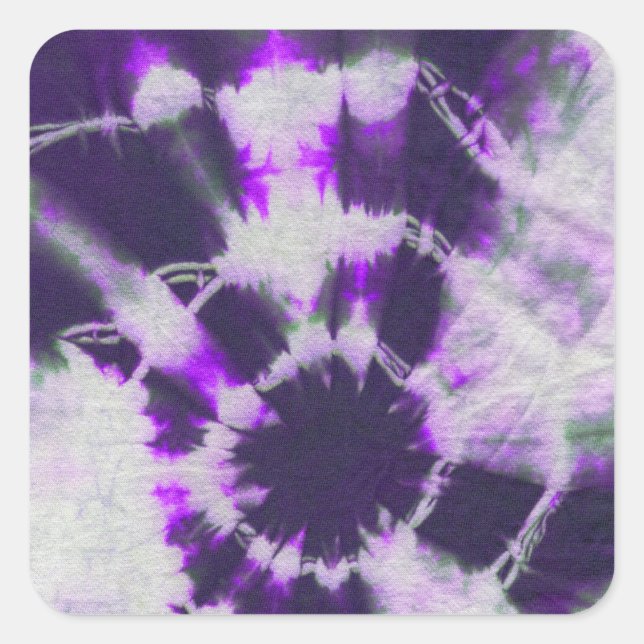 Tye Dye Composition #1 by Michael Moffa Square Sticker (Front)