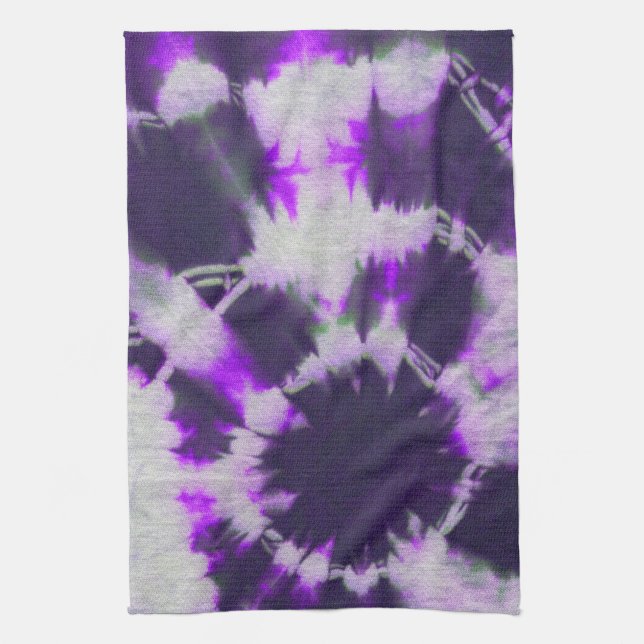 Tye Dye Composition #1 by Michael Moffa Towel (Vertical)