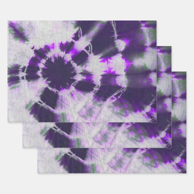 Tye Dye Composition #1 by Michael Moffa Wrapping Paper Sheets (Set)