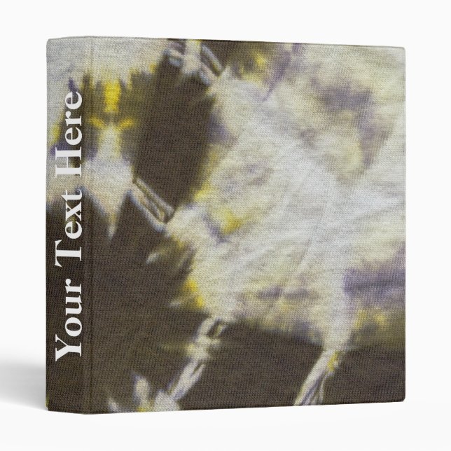 Tye Dye Composition #2 by Michael Moffa 3 Ring Binder (Front/Spine)