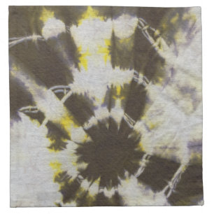 Tye Dye Composition #2 by Michael Moffa Cloth Napkin