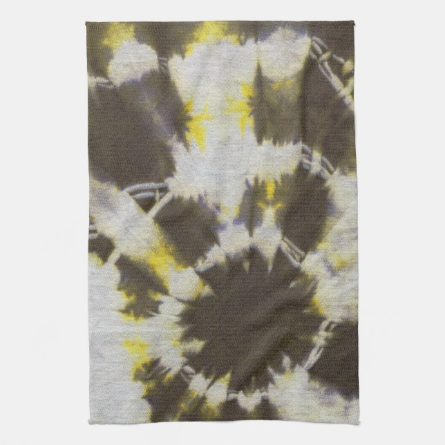 Tye Dye Composition #2 by Michael Moffa Towel (Vertical)