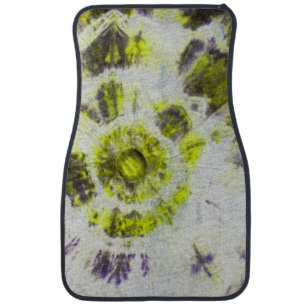 Tye Dye Composition #3 by Michael Moffa Car Mat