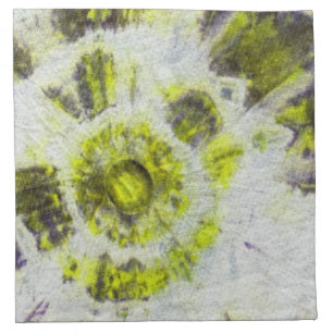 Tye Dye Composition #3 by Michael Moffa Cloth Napkin