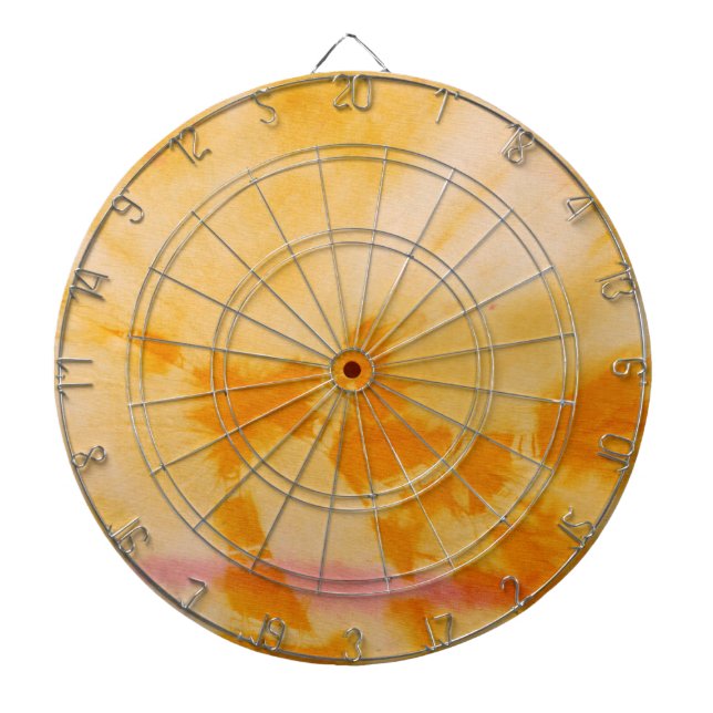 Tye Dye Composition #4 by Michael Moffa Dart Board (Front)