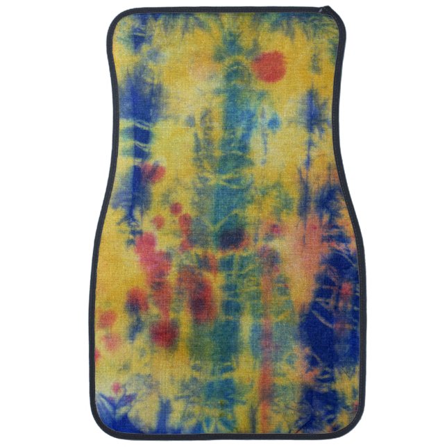 Tye Dye Composition #5 by Michael Moffa Car Mat (Front)