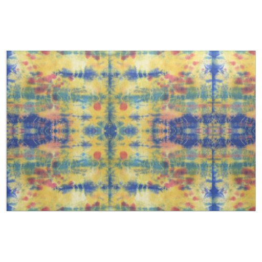 Tye Dye Composition #5 by Michael Moffa Fabric