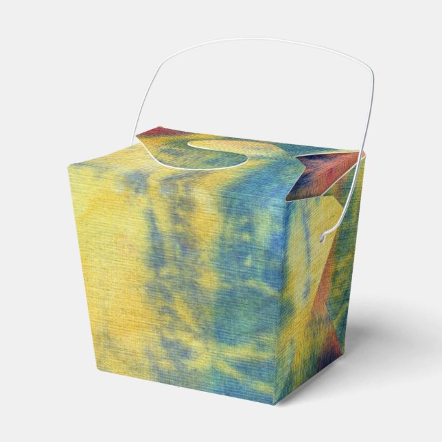 Tye Dye Composition #5 by Michael Moffa Favor Boxes (Front Side)