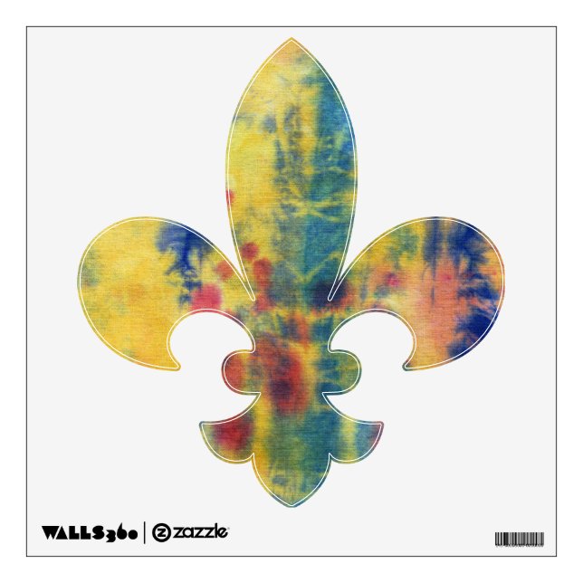 Tye Dye Composition #5 by Michael Moffa Wall Decal (Front)