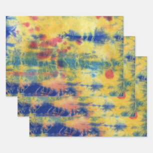 Tye Dye Composition #5 by Michael Moffa Wrapping Paper Sheets