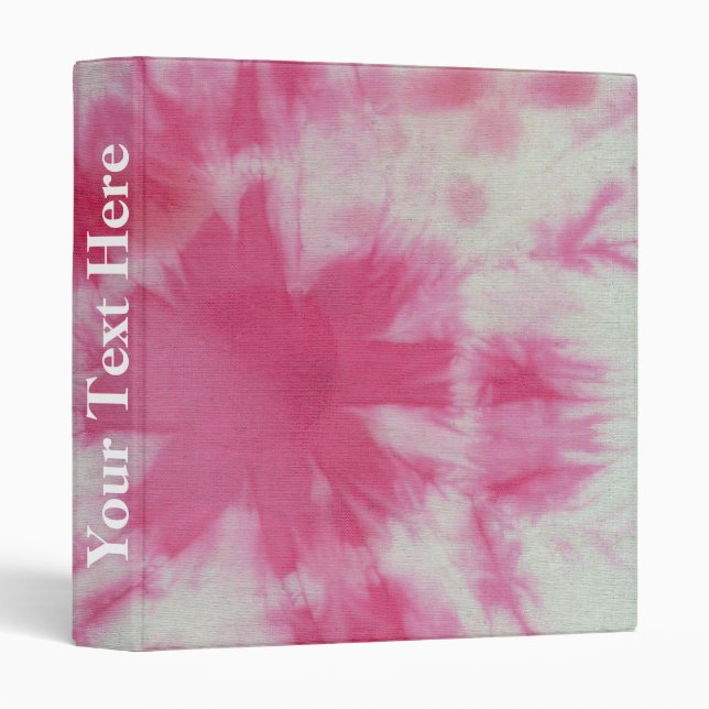Tye Dye Composition #6 by Michael Moffa 3 Ring Binder (Front/Spine)