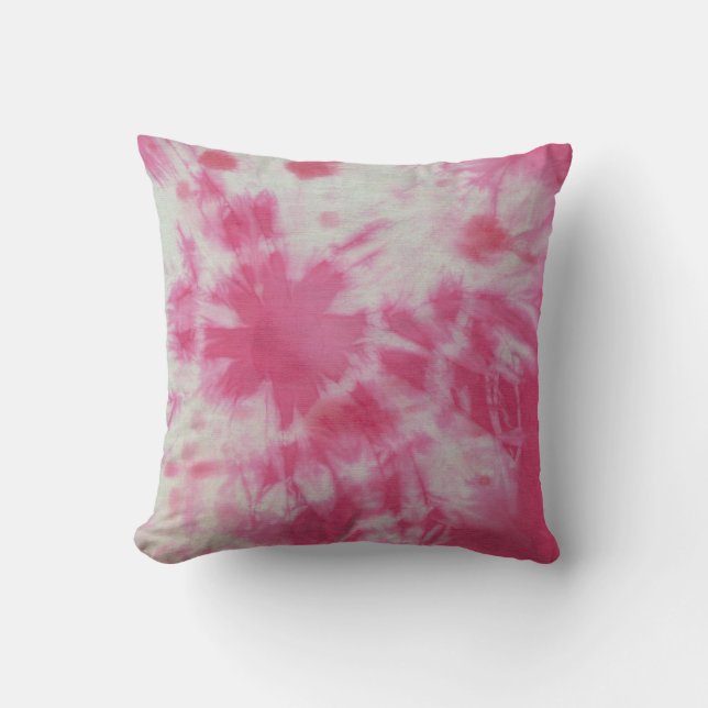 Tye Dye Composition #6 by Michael Moffa Throw Pillow (Front)