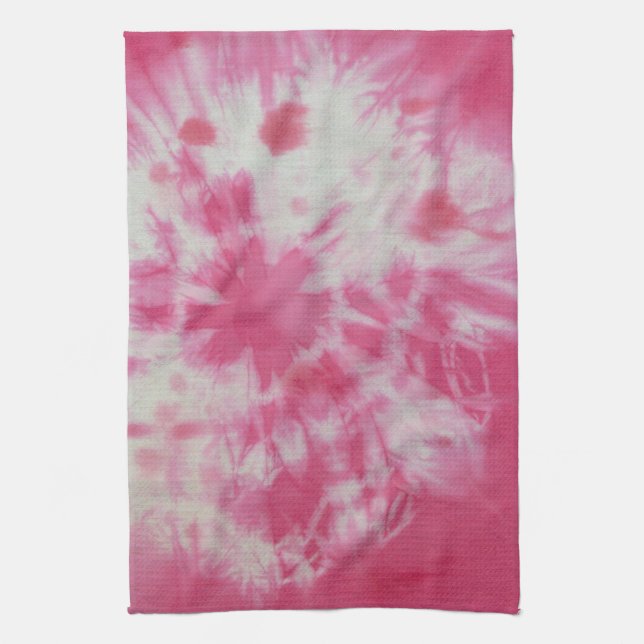 Tye Dye Composition #6 by Michael Moffa Towel (Vertical)