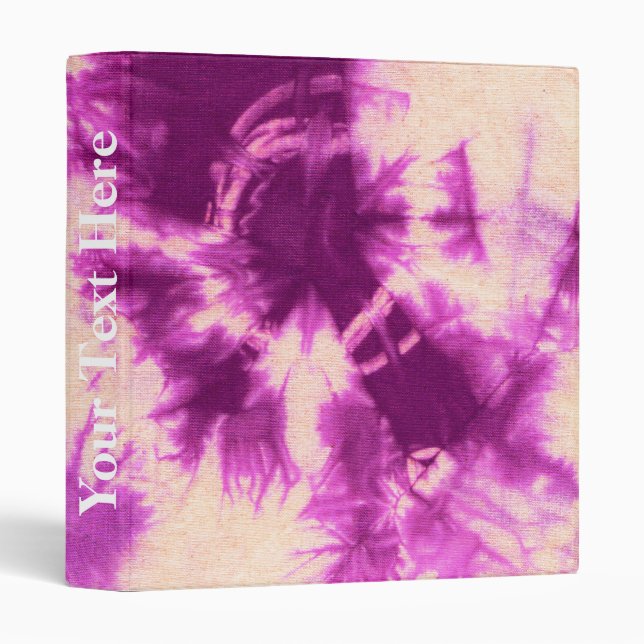 Tye Dye Composition #7 by Michael Moffa 3 Ring Binder (Front/Spine)