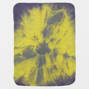 Tye Dye Composition #8 by Michael Moffa Swaddle Blanket
