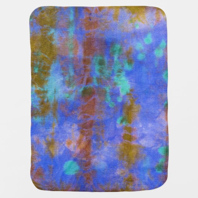Tye Dye Composition #9 by Michael Moffa Baby Blanket (Front)