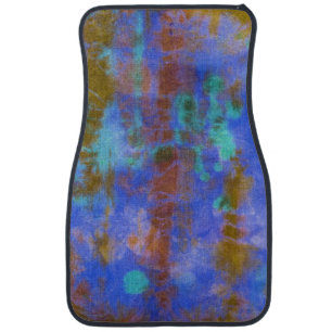 Tye Dye Composition #9 by Michael Moffa Car Mat