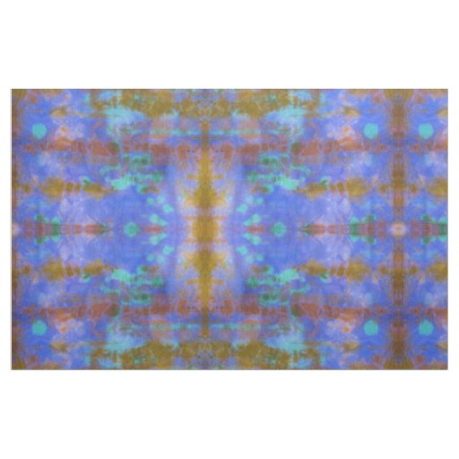 Tye Dye Composition #9 by Michael Moffa Fabric