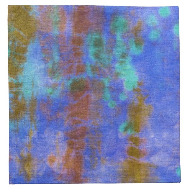 Tye Dye Composition #9 by Michael Moffa Napkin (Front)