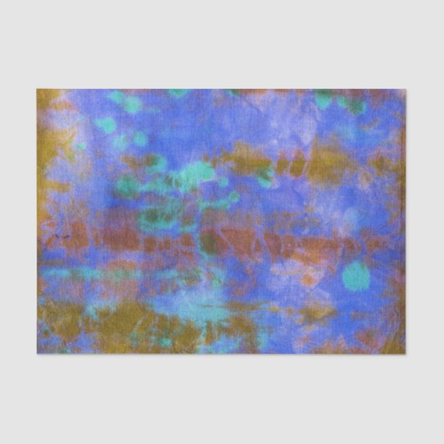 Tye Dye Composition #9 by Michael Moffa Tissue Paper (Front)