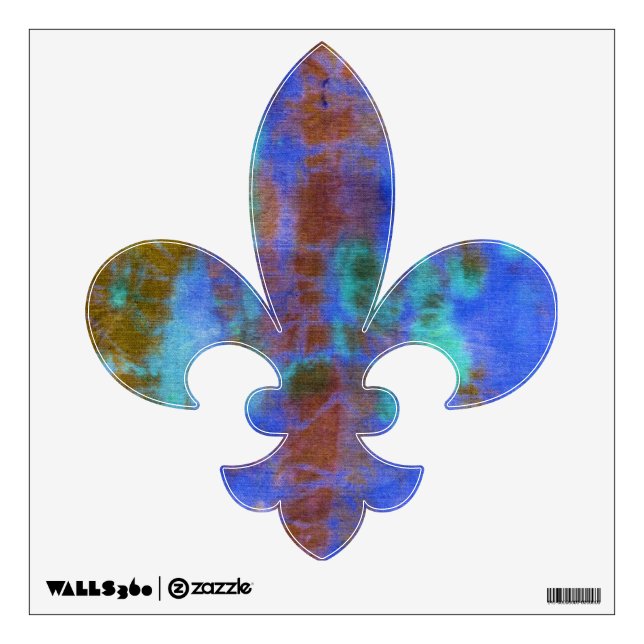 Tye Dye Composition #9 by Michael Moffa Wall Sticker (Front)