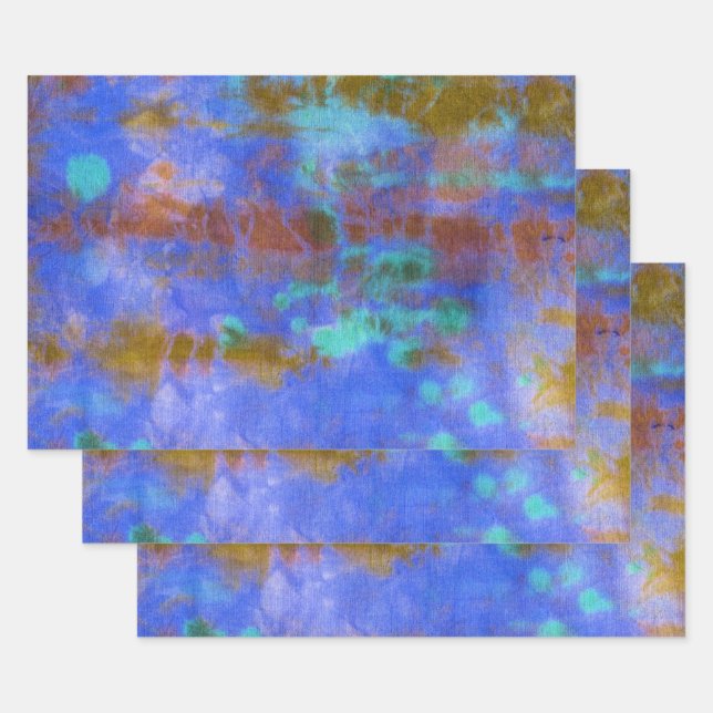 Tye Dye Composition #9 by Michael Moffa Wrapping Paper Sheets (Set)