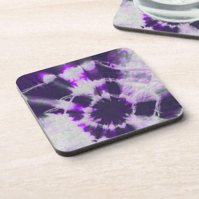 Tye Dye Composition No.1 by Michael Moffa Beverage Coaster (Left Side)