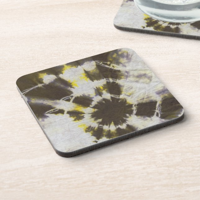 Tye Dye Composition No.2 by Michael Moffa Beverage Coaster (Left Side)