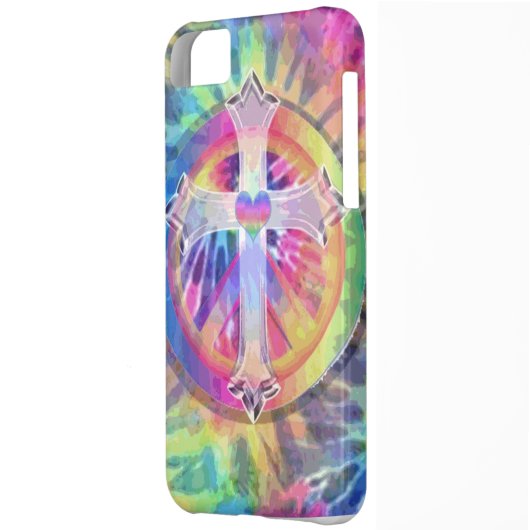 Tye Dye Cross Case-Mate iPhone Case (Back Left)