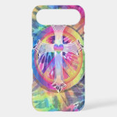 Tye Dye Cross Case-Mate iPhone Case (Back)
