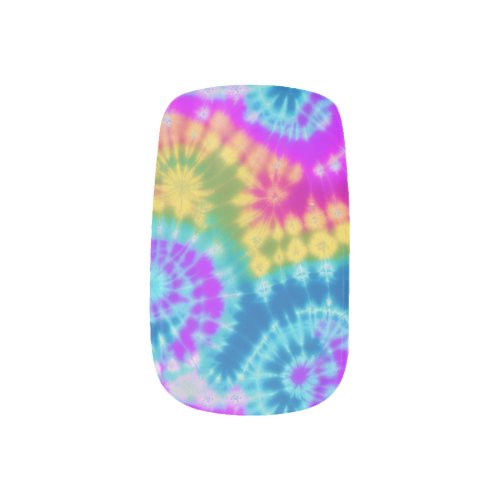 Tye Dye Nail Decals