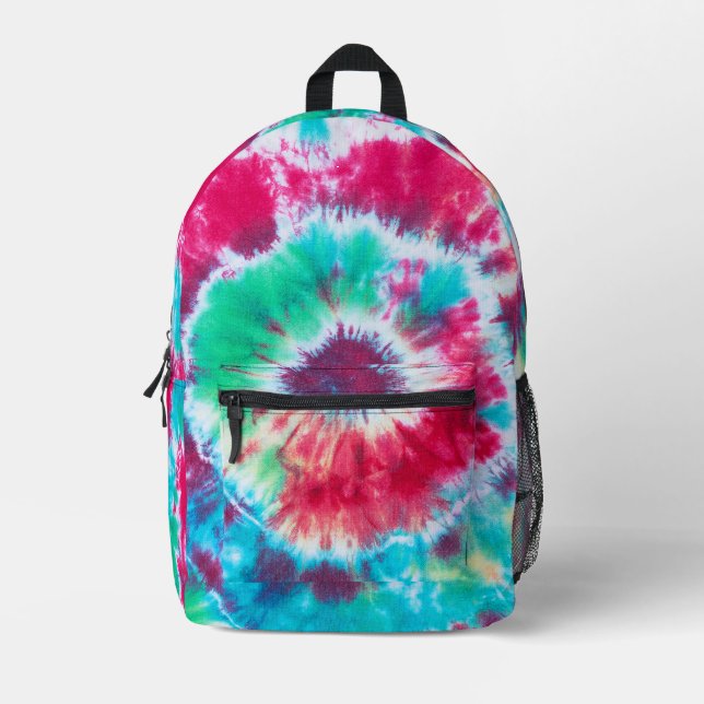 Tye-Dye Printed Backpack (Front)