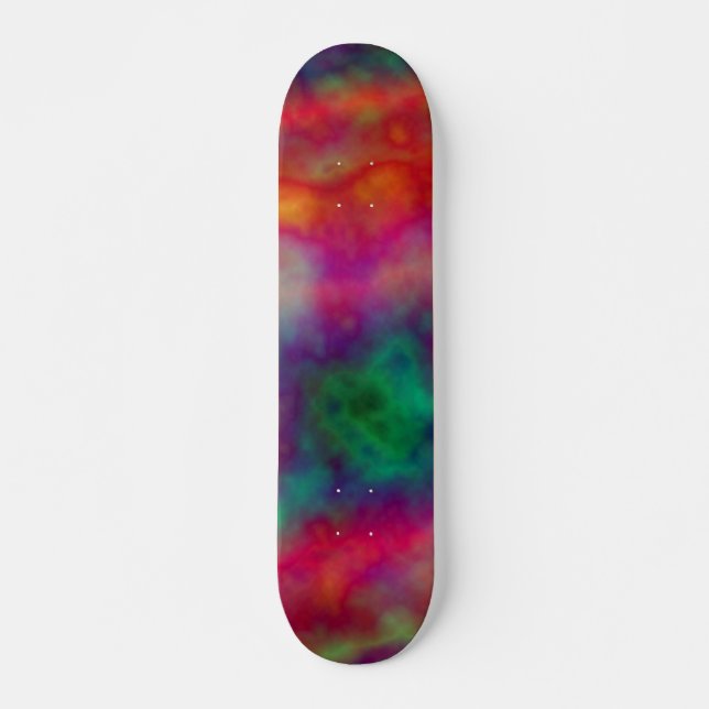 Tye Dye Skateboard Deck (Front)
