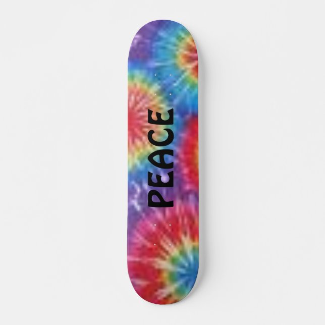 Tye Dye Skateboard Deck (Front)