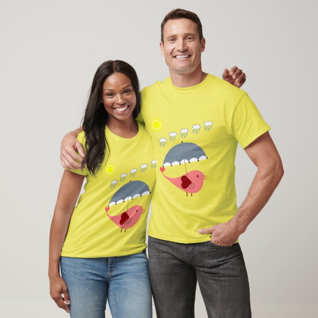 Tye Dye T-shirt Birds (Unisex)