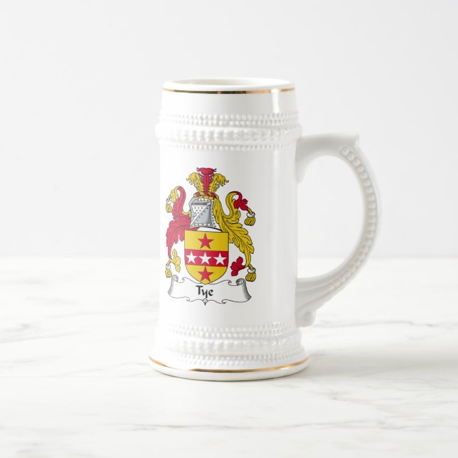 Tye Family Crest Beer Stein (Right)