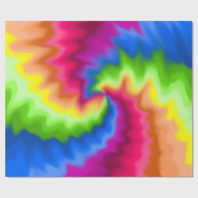 TyeDye Wrapping Paper (Flat)