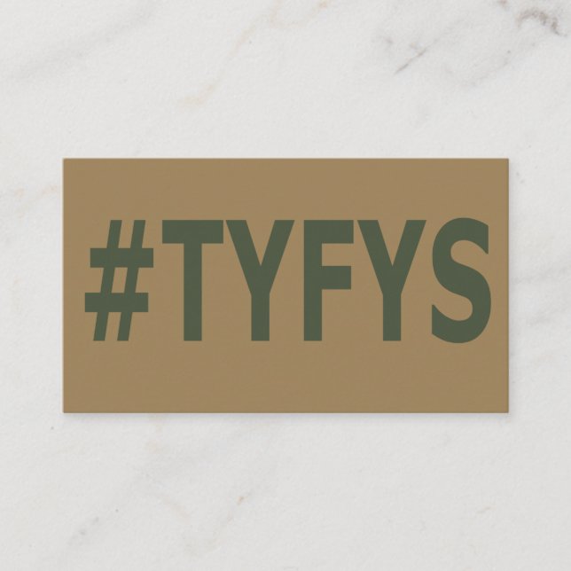 #TYFYS Business Cards (Front)