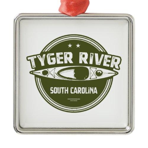 Tyger River, South Carolina Metal Ornament