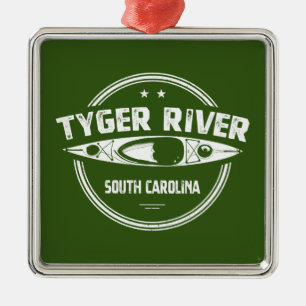 Tyger River, South Carolina Metal Ornament