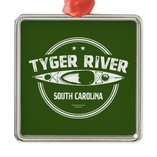 Tyger River, South Carolina Metal Ornament
