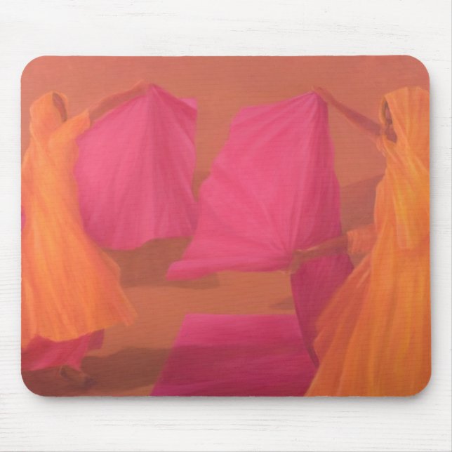 Tying Saris Mouse Pad (Front)