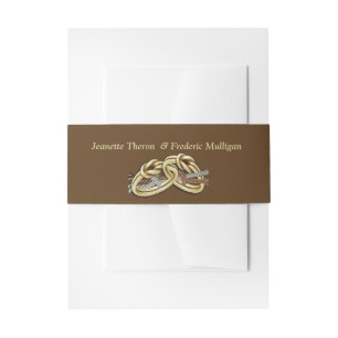 Tying the Knot Celebration Belly Band