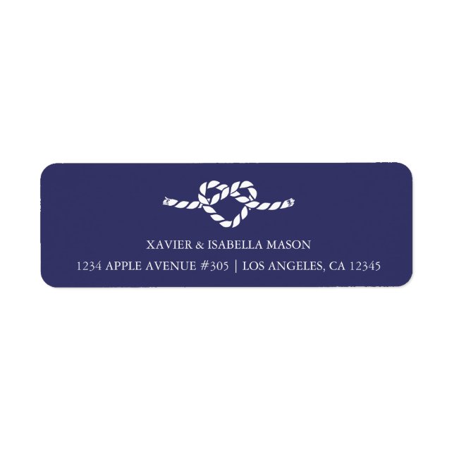 Tying The Knot | Custom Background Color Label (Front)