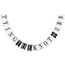 TYING THE KNOT: CUSTOM DATE Black & White Wedding