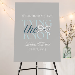 Tying the Knot – Elegant Minimalist Wedding Design Foam Board