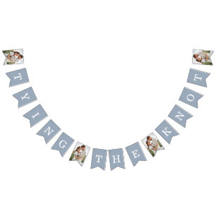 Tying the Knot Photo Bunting Flags